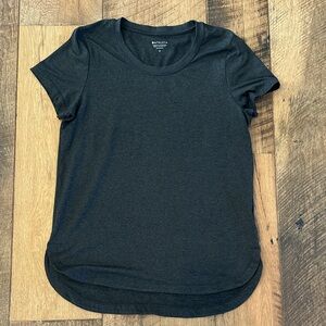 Athleta Women's charcoal grey heather Short Sleeve Tee